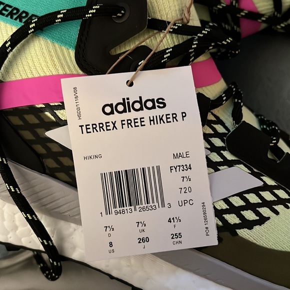 🆕ADIDAS Men’s Terrex Free Hiker Boot Size 8 - Picture 6 of 9